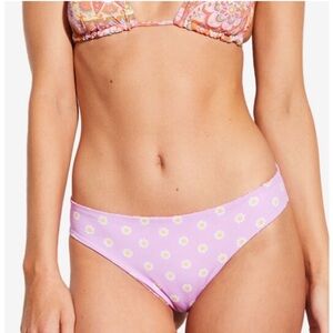 NWT Billabong x Smiley Good Times Lowrider Bikini bottoms Size Small